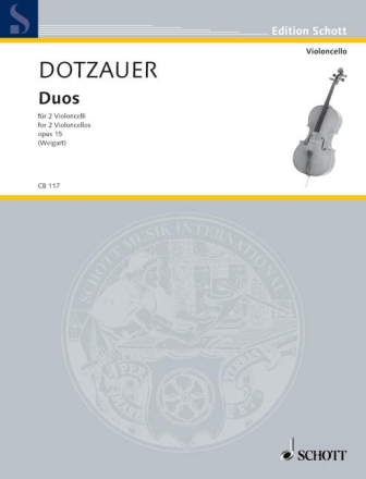 Duos op. 15 f�r 2 Violoncelli Spielpartitur