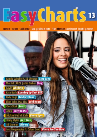 Easy Charts  Band 13 f�r Klavier/Keyboard Spielbuch (mit Texten)