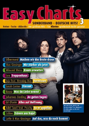 Easy Charts Sonderband 4 - Deutsche Hits Band 3 f�r Klavier/Keyboard (mit Text und Akkorden)