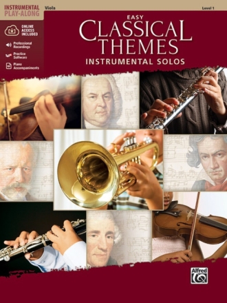 Easy classical Themes - Instrumental Solos (+MP3-CD) for viola