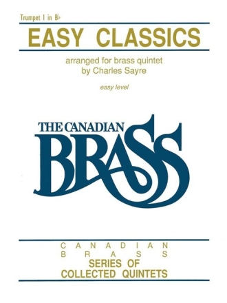 Easy Classics for 2 trumpets, horn in F, trombone and tuba trumpet 1