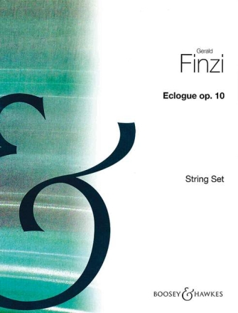 Eclogue op. 10 f�r Klavier und Streichorchester Streicherstimmensatz