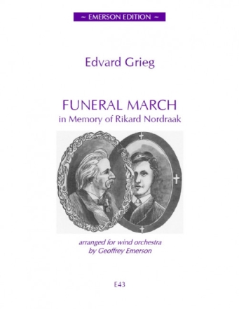 Edvard Grieg, Funeral March For Wind Orchestra In ORCHESTRA Partitur