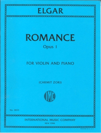 Edward Elgar, Romance, Op. 1 VIOLINE UND KLAVIER
