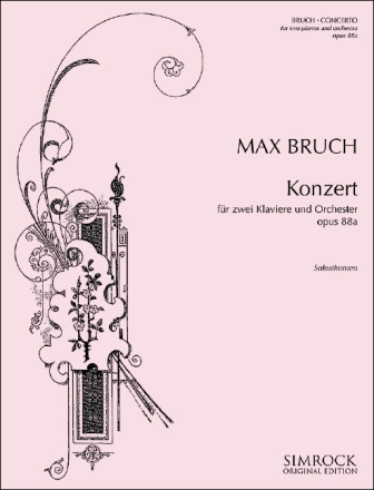 EE5454  Konzert op.88a f�r zwei Klaviere und Orchester Stimmensatz