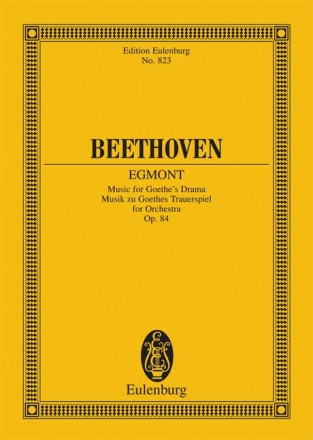 Egmont op.84 - Incidental music  study score