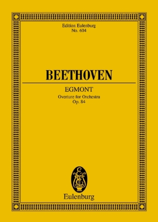 Egmont op.84 Ouvert�re f�r Orchester Studienpartitur