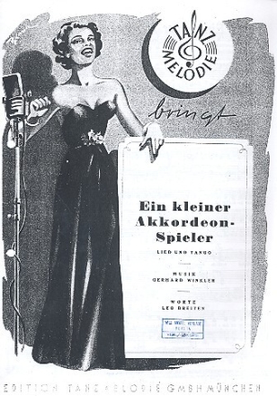 Ein kleiner Akkordeonspieler f�r Akkordeon