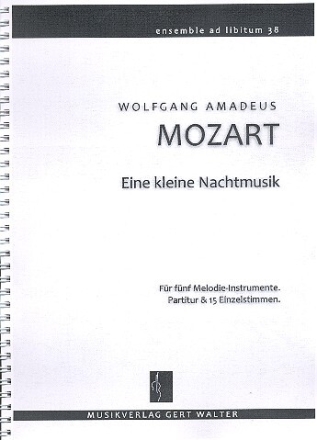 Eine kleine Nachtmusik f�r gemischtes Ensemble Partitur und Stimmen