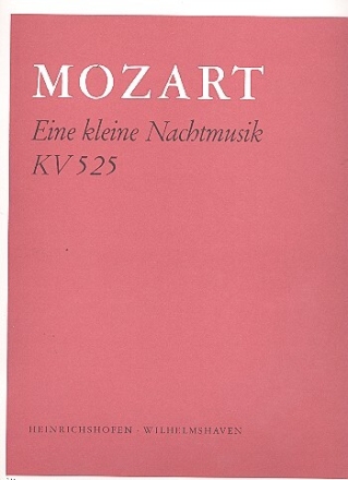 Eine kleine Nachtmusik KV525 f�r Klavier