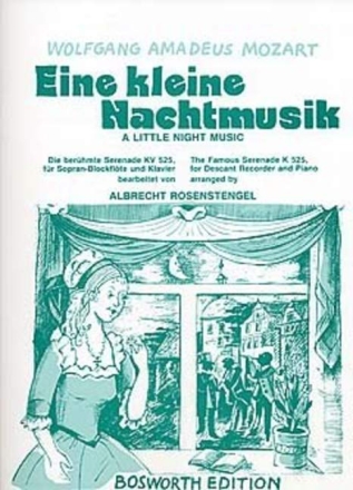 Eine kleine Nachtmusik KV525 f�r Sopranblockfl�te und Klavier