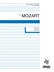 Eine kleine Nachtmusik KV525 pour 4 guitares partition et parties