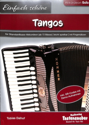 Einfach sch�ne Tangos (+QR-Codes) f�r Akkordeon