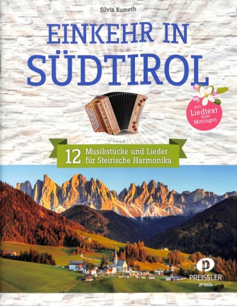 Einkehr in S�dtirol f�r steirische Harmonika (mit Liedtext zum Mitsingen)