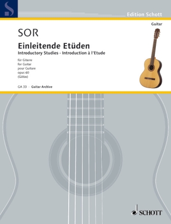 Einleitende Et�den op.60 f�r Gitarre