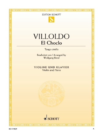 El choclo f�r Violine und Klavier