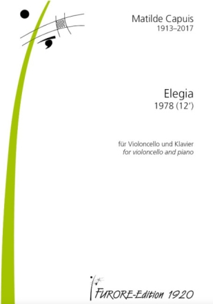 Elegia f�r Violoncello und Klavier