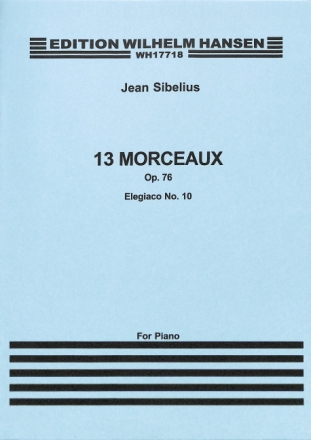 Elegiaco op.76,10 pour piano