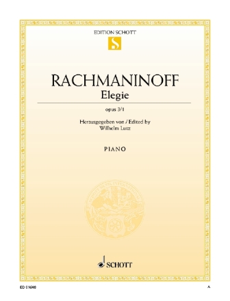 Elegie op.3,1 f�r Klavier