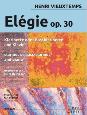 El�gie op.30 f�r Klarinette (Bassklarinette) und Klavier
