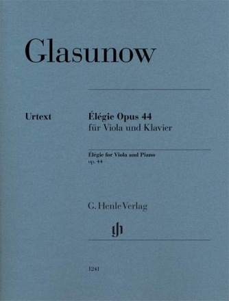 �l�gie op.44 f�r Viola und Klavier