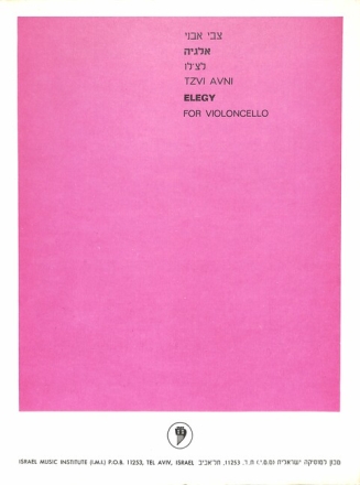 Elegy for violoncello solo