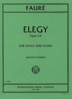 Elegy op.24 for viola and piano