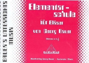 Elementarschule f�r Bl�ser Stimme in C Violinschl�ssel