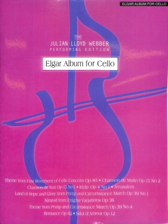 Elgar Album for Cello for cello and piano