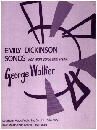 Emily Dickinson Songs for high voice and Piano