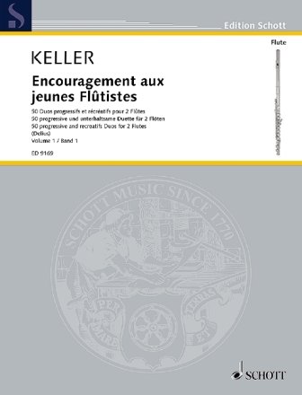 Encouragement aux jeunes Fl�tistes op. 62 Band 1 f�r 2 Fl�ten Spielpartitur