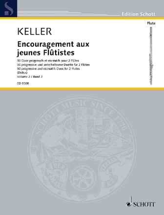 Encouragement aux jeunes Fl�tistes op. 62 Band 2 f�r 2 Fl�ten Spielpartitur
