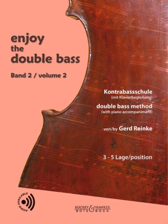Enjoy the double bass, Band 2 - Kontrabassschule (+Online-Audio) f�r Kontrabass