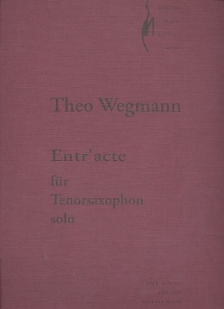 Entr'acte f�r Tenorsaxophon solo