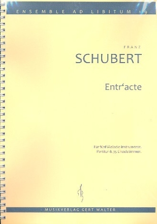 Entr'acte op.94,3 f�r flexibles Ensemble Partitur und Stimmen