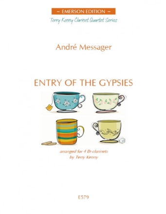 Entry of the Gypsies for 4 clarinets score and parts
