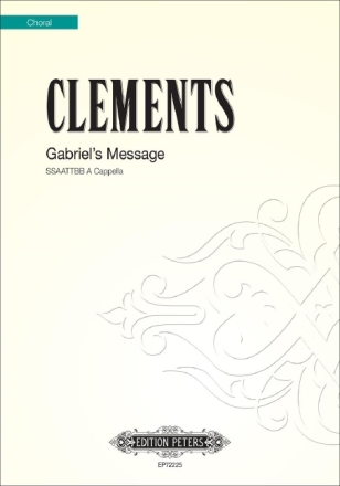 EP72225 Gabriel's Message for mixed chorus a cappella score