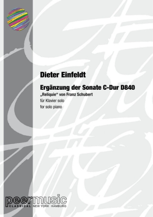 Erg�nzung der Sonate C-Dur D840 von Franz Schubert f�r Klavier