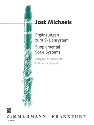 Erg�nzungen zum Skalensystem Ausgabe f�r Klarinette (en/dt)