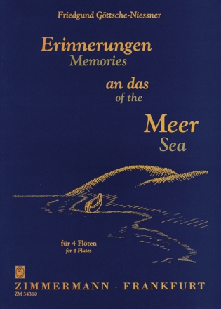 Erinnerungen an das Meer f�r 4 Fl�ten Partitur und Stimmen
