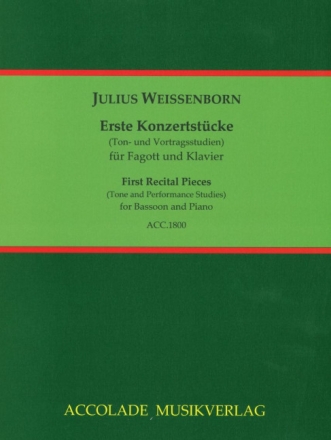 Erste Konzertst�cke f�r Fagott und Klavier