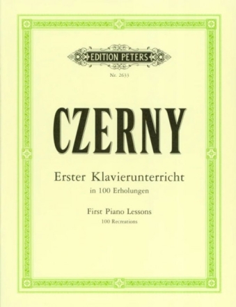 Erster Klavierunterricht in 100 Erholungen f�r Klavier