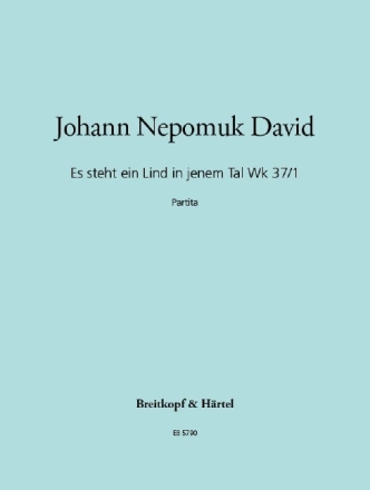 Es steht ein Lind in jenem Tal Wk37,1 f�r Violine