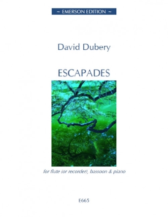 Escapades for flute (recorder), bassoon and piano parts