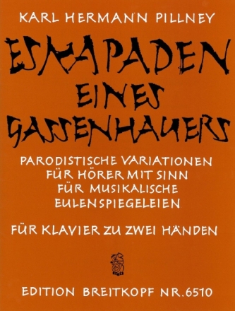 Eskapaden eine Gassenhauers f�r Klavier zu zwei H�nden