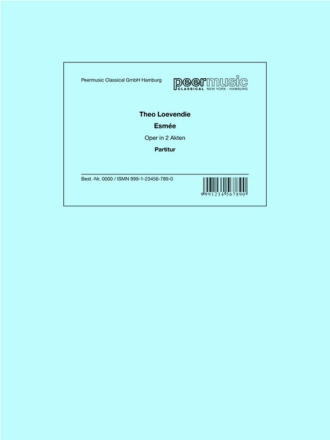 Esmee  Partitur (2 B�nde) (nl/dt)