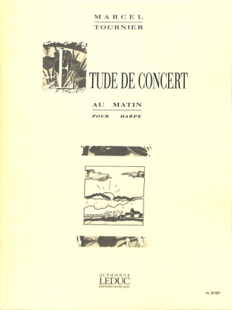 Etude de concert pour harpe