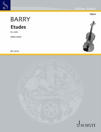 Etudes (2000-2023) for violin