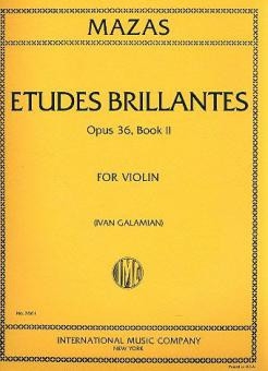 Etudes brillantes op.36 Band 2 f�r Violine