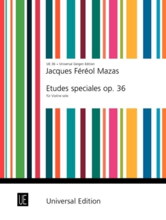 Etudes speciales op.36,1 f�r Violine solo